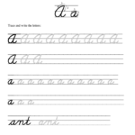 Cursive Writing Worksheets Pdf   Fill Online, Printable Within Alphabet Handwriting Worksheets Pdf