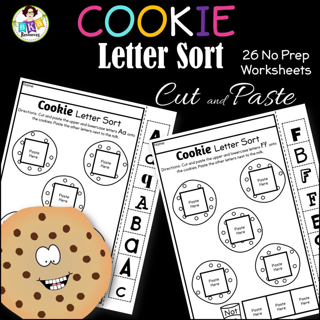 Cut And Paste Letter Sorting Worksheets   Bkb Resources For Alphabet Sorting Worksheets