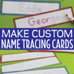 Editable Name Tracing Cards | Name Writing Activities For With Regard To Name Tracing Generator Kindergarten