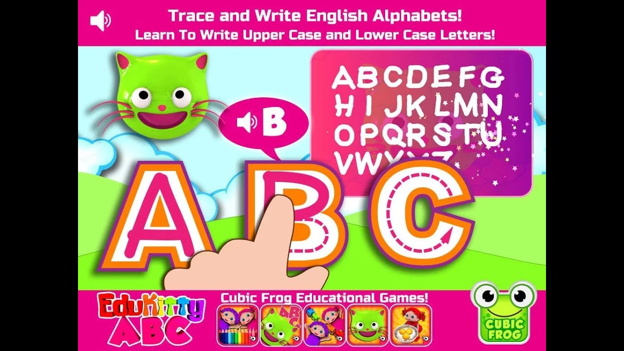 Edukitty Abc! Letter Tracing &amp;quot;educational Brain Games&amp;quot; Android Kids Games  Video with regard to Letter Tracing Video