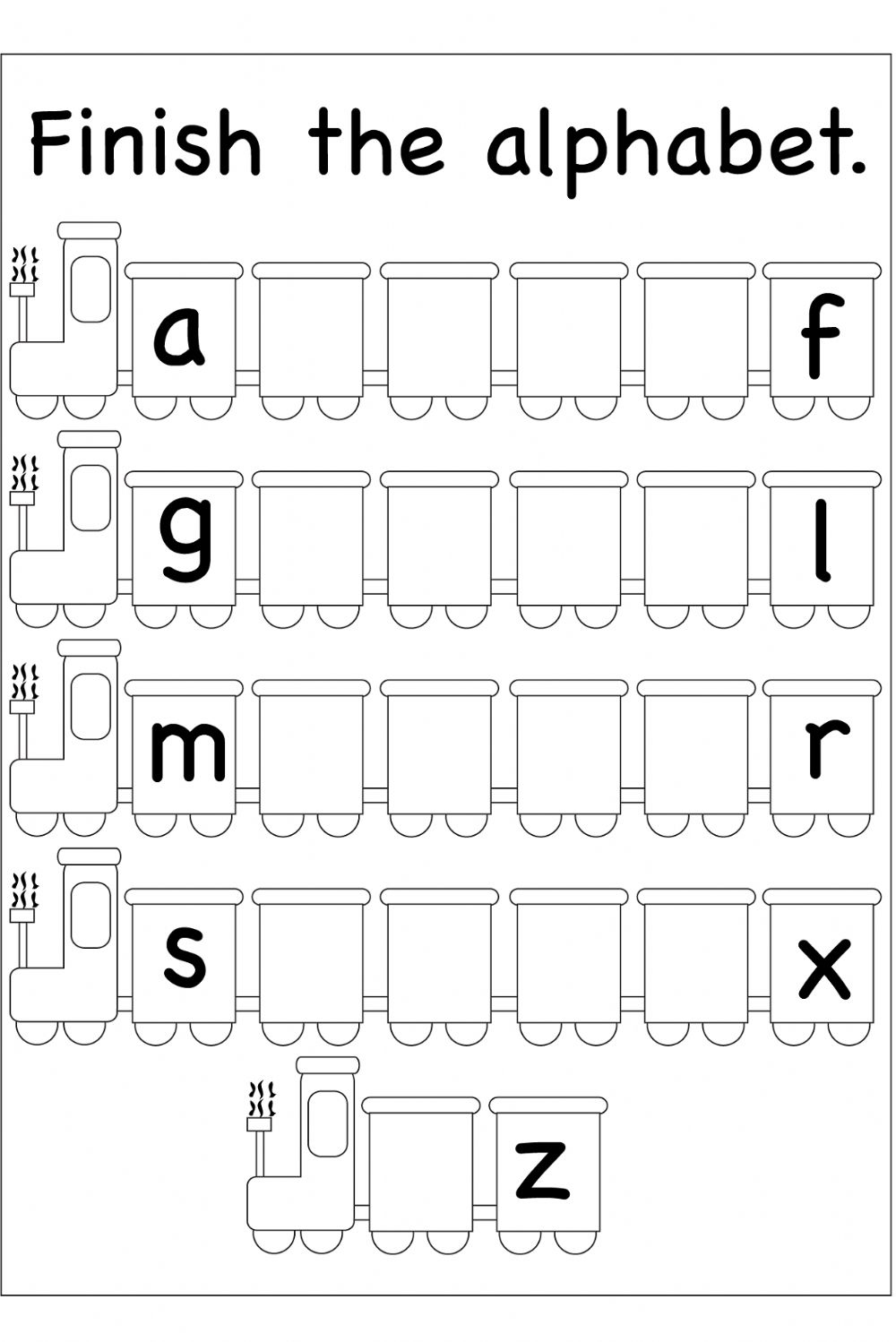 English Alphabet - Interactive Worksheet within Alphabet Worksheets