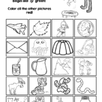 Find & Color Consonants Worksheets | Kindergarten Reading Intended For Letter J Worksheets For Grade 1