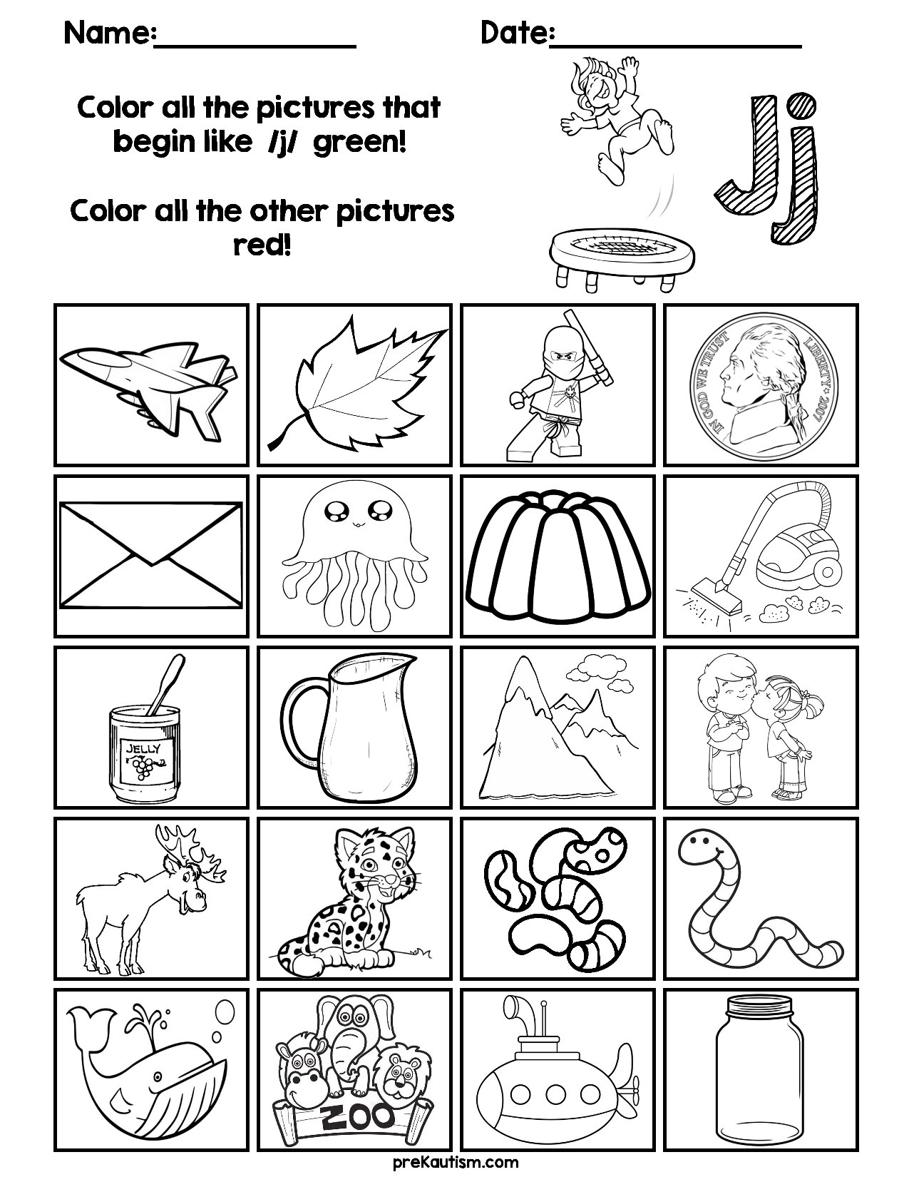 Find &amp;amp; Color Consonants Worksheets | Kindergarten Reading with Letter Y Worksheets For First Grade