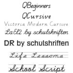 Fonts To Help Kids To Write + Qld Cursive | Teaching Cursive In Name Tracing Template Qld Font