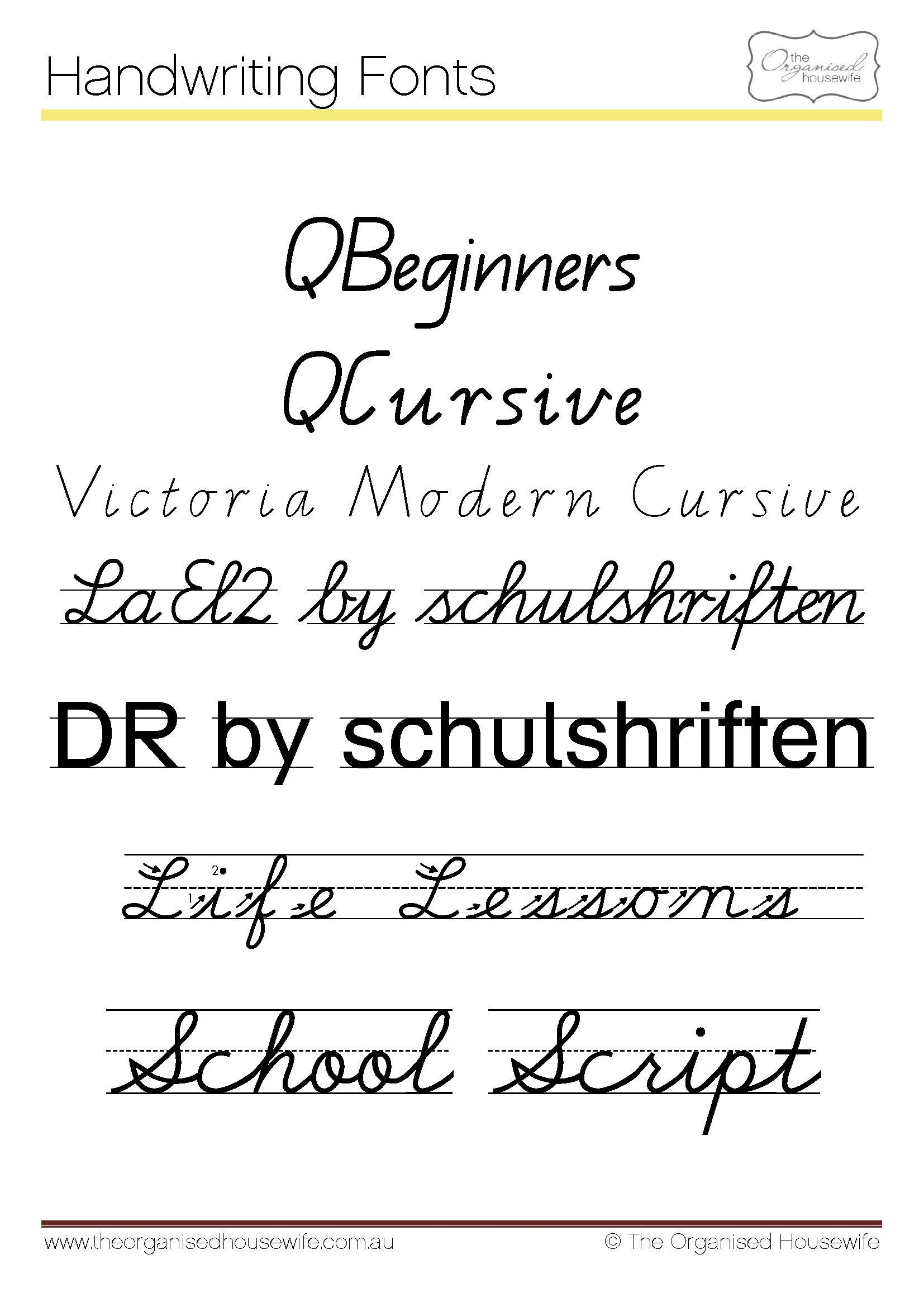 Fonts To Help Kids To Write + Qld Cursive | Teaching Cursive in Name Tracing Template Qld Font