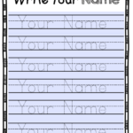 Free Editable Name Tracing Activity   Type Student Names And Intended For Letter Tracing Editable
