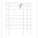 Free English Worksheets   Alphabet Writing (Small Letters Inside 4 Line Alphabet Worksheets