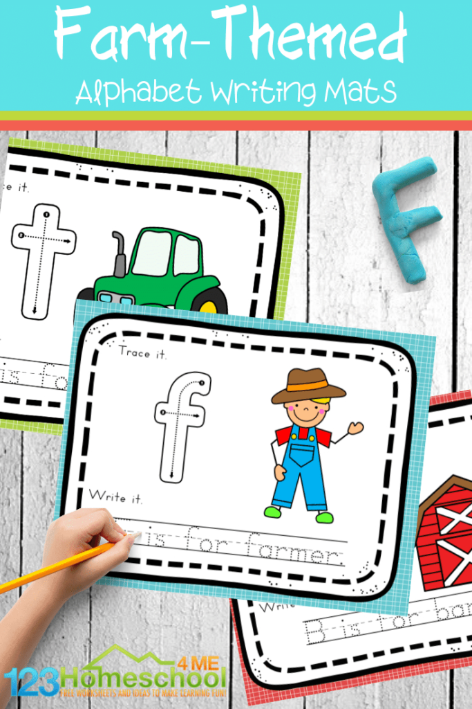 Free Farm Alphabet Mats With Regard To Alphabet Tracing Mat