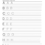 Free Handwriting Worksheets For Kids | Handwriting Regarding Pre K Alphabet Handwriting Worksheets