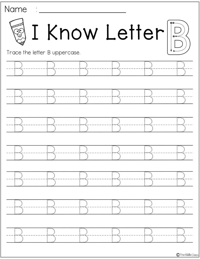 Free Letter Of The Week B | Lettering, Free Lettering Pertaining To Alphabet Skills Worksheets