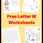 Free Letter W Worksheets | Letter W Activities, Free For Letter W Tracing Paper