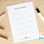 Free Name And Alphabet Tracing Mat | My Party Design In Letter Tracing Editable