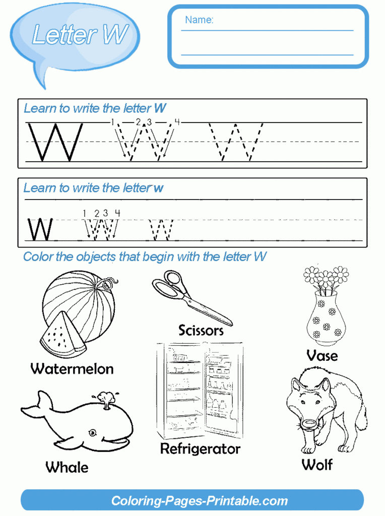 Free Preschool Letter Writing Worksheets || Coloring Pages Throughout Letter I Worksheets For Preschool Free