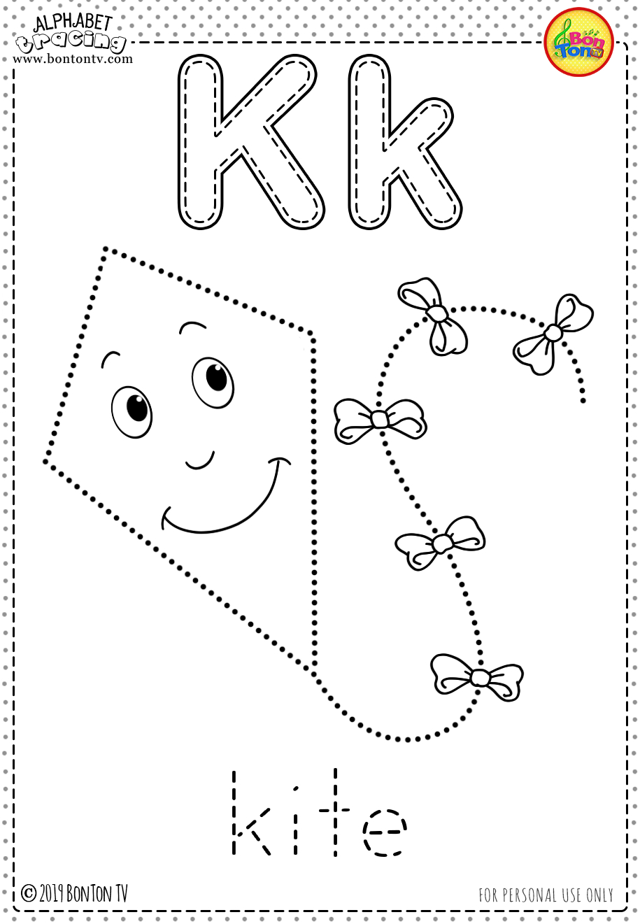 Alphabet Tracing And Coloring Pages | AlphabetWorksheetsFree.com