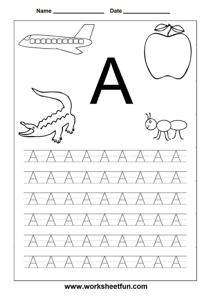 Free Printable Alphabet Tracers |  Printable Page Tags Intended For Pre K Name Tracing Worksheets Free