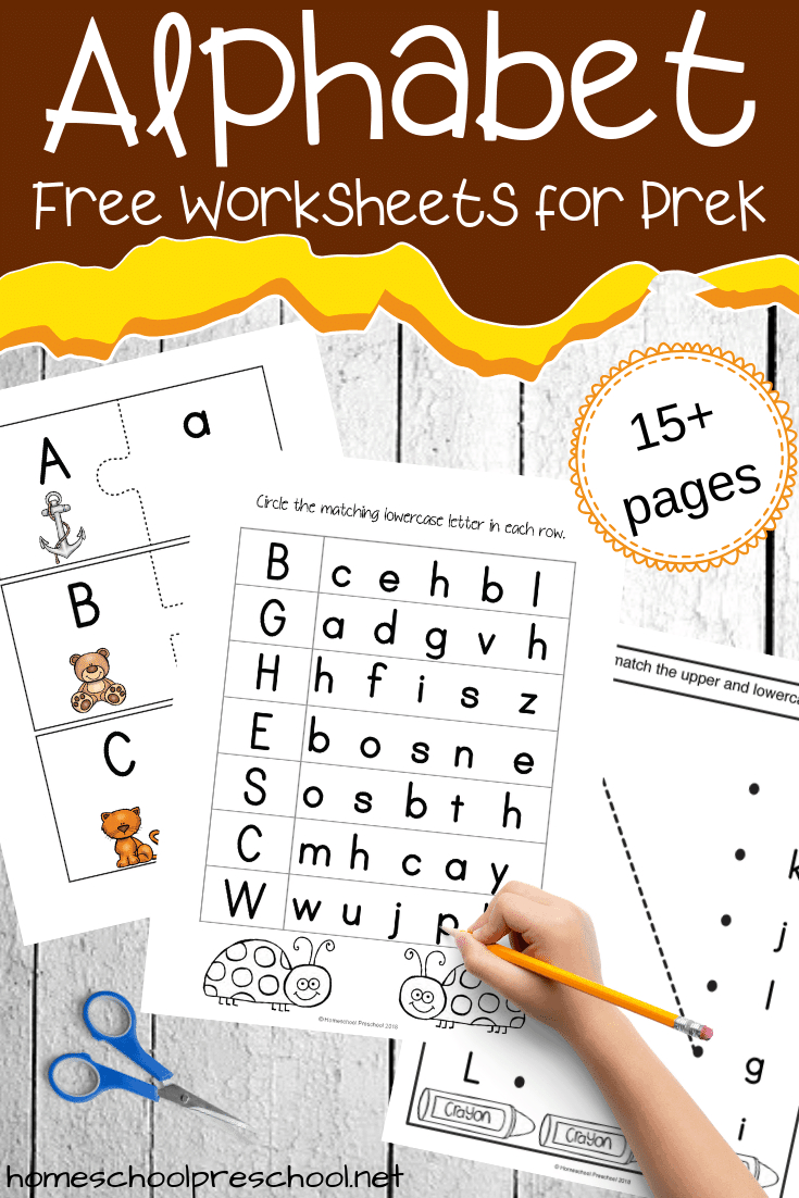 Free Printable Alphabet Worksheets For Preschoolers for Alphabet Worksheets To Download