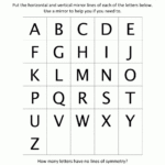 Free Printable Geometry Worksheets 3Rd Grade Within Alphabet Knowledge Worksheets