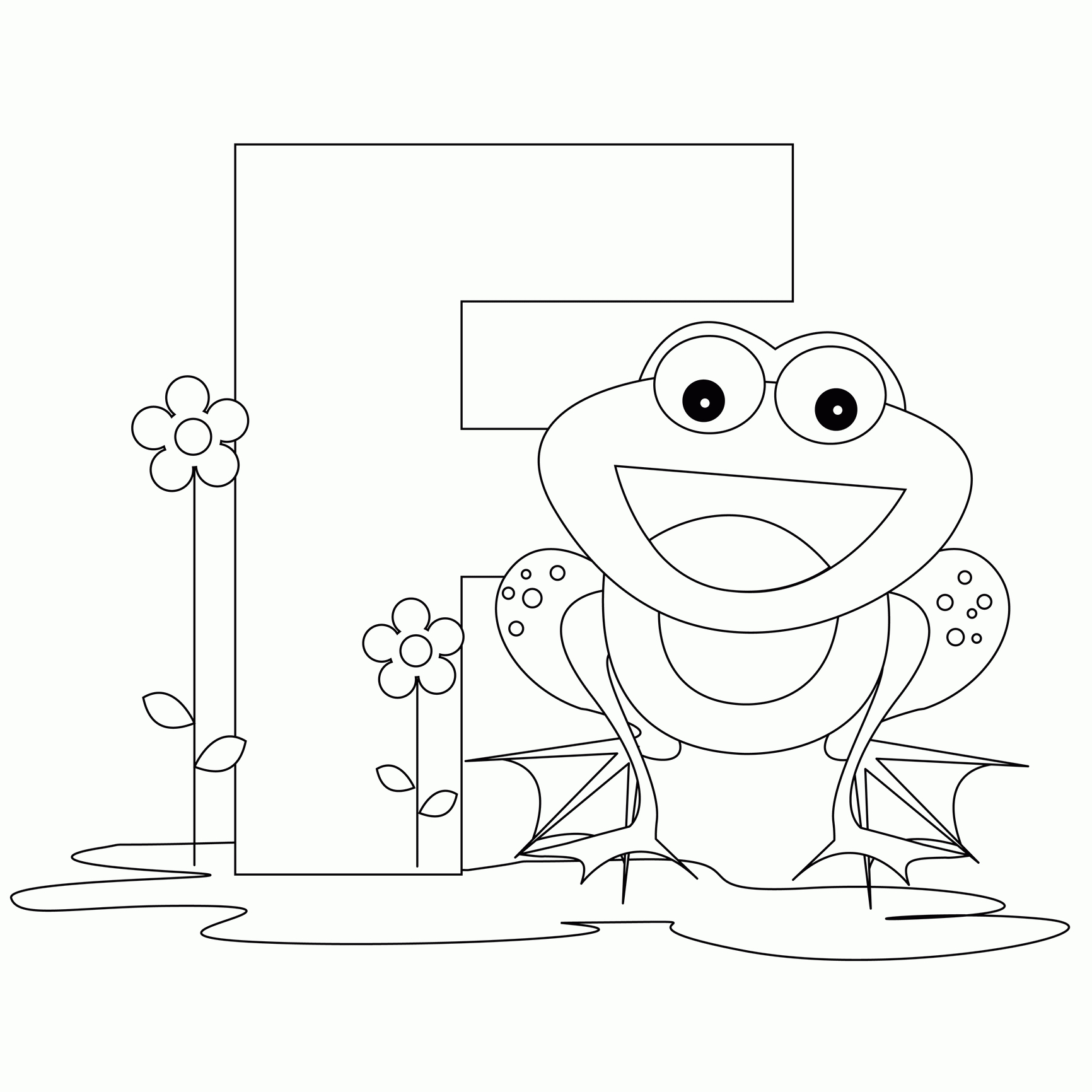Free Printable Letter F Coloring Pages - Coloring Home pertaining to Letter F Worksheets Coloring