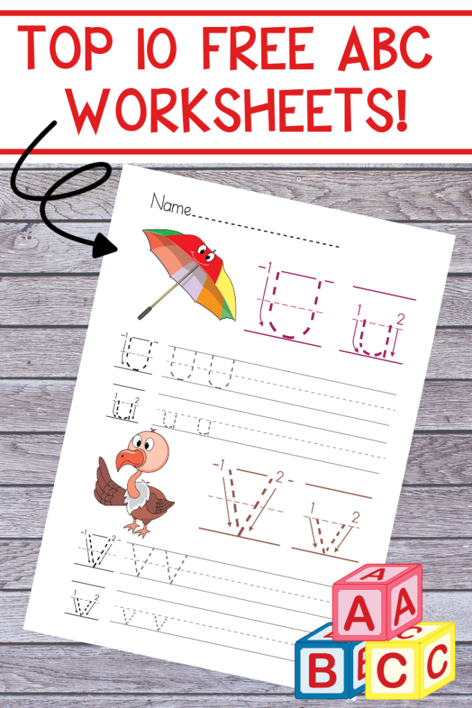 Free Printable Preschool Alphabet Worksheets   The Relaxed Intended For Alphabet Worksheets Free