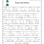 Free Printable Preschool Worksheets Tracing Name   Clover In Alphabet Tracing Exercises