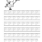 Free Printable Tracing Letter P Worksheets For Preschool With Regard To Letter P Tracing Printable