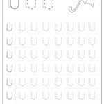 Free Printable Tracing Letter U Worksheets Preschool Pertaining To Letter U Tracing Page