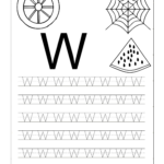Free Printable Worksheets: Letter Tracing Worksheets For Regarding Letter W Tracing Sheet