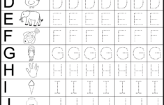 Free Printable Worksheets | Preschool Worksheets regarding Pre K Alphabet Tracing Worksheets