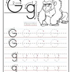 Free Traceable Alphabet Worksheets Gorilla | Alphabet Pertaining To Letter G Tracing Page
