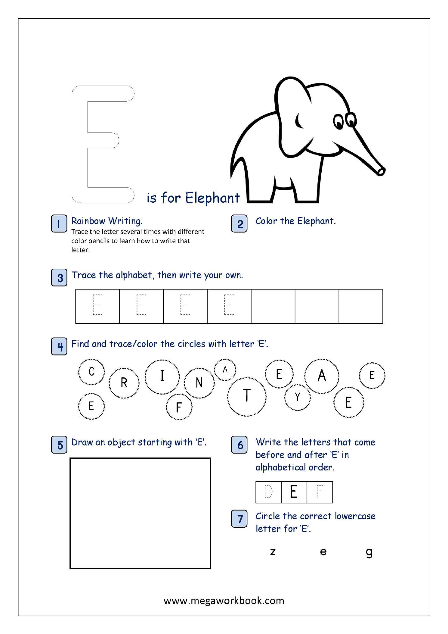 Fruit Word Recognition Worksheet | Printable Worksheets And pertaining to Alphabet Worksheets Kidslearningstation
