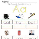 Great For Copying, Tracing And Writing With A Model Present Regarding Name Tracing And Copying Worksheets