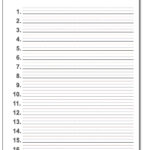 Handwriting Paper Inside Tracing Your Name Template
