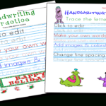 Handwriting Practice And Copywork Worksheets Maker With Regard To Name Tracing Worksheet Generator Free