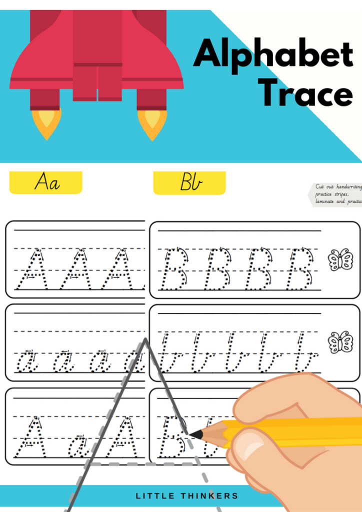 Handwriting Practice Strips   Victorian Modern Cursive Within Alphabet Tracing Victorian Cursive