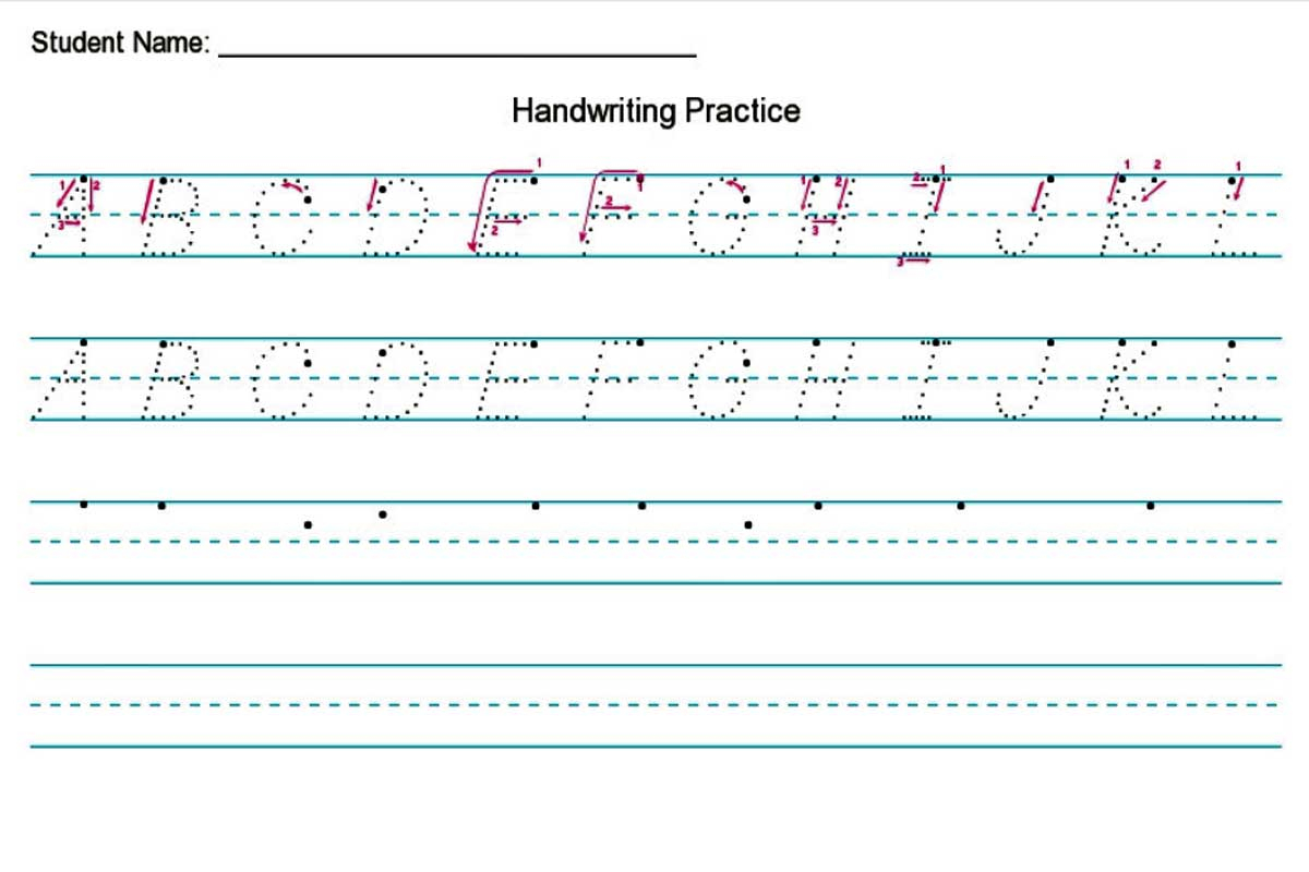 Handwriting Worksheet Creator {Free} — Diy Homeschooler regarding Name Tracing Worksheet Generator Free