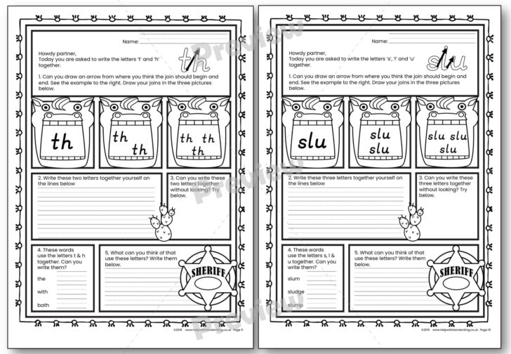 Handwriting Worksheet Joined Up | Printable Worksheets And throughout ...