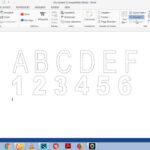How To Make Dashed Letters And Number Tracing In Microsoft For Name Tracing Diy