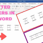 How To Make Dotted Letters In Microsoft Word | Dotted Letter For Alphabet Tracing Font