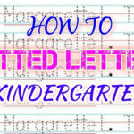 How To Make Dotted Letters (Tagalog )  Kindergarten Intended For Name Tracing Dotted Lines