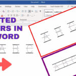 How To Make Tracing Letters In Microsoft Word | Dotted Letters In Ms Word Regarding Name Tracing With Blue Red Blue Lines