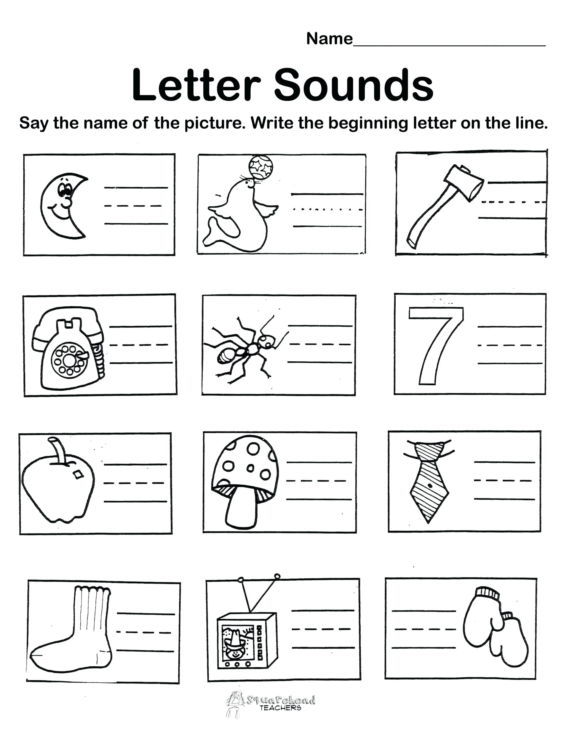 Initial Sound Worksheet Letter A Sound Initial Sound intended for Letter T Worksheets Sparklebox