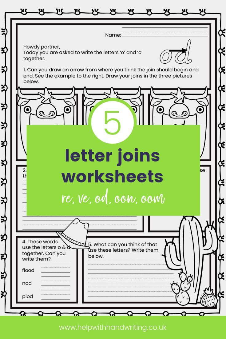 Is Your Child Struggling To Know Where And How To Join inside Letter Join Worksheets