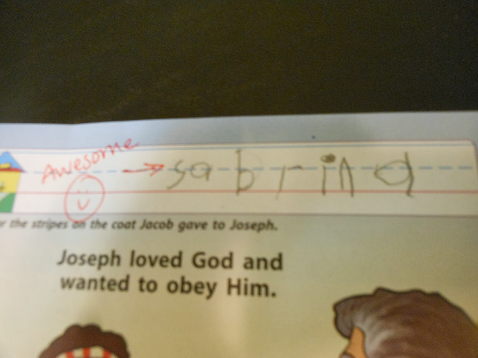 Julie And Randy: Practice Makes "awesome" regarding Name Tracing Joseph