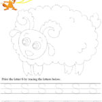 Kids Under 7: Alphabet Worksheets.trace And Print Letter S Inside Alphabet Worksheets 4 Lines