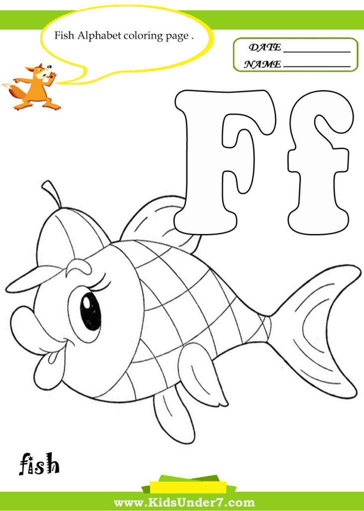 Kids Under 7: Letter F Worksheets And Coloring Pages Inside Letter F Worksheets For Toddlers