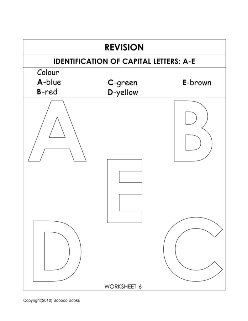 Kindergarten Alphabet Worksheets Preschool Letter Cut And Pertaining To Alphabet Cutting Worksheets