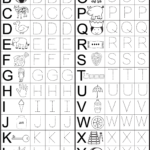 Kindergarten Alphabet Worksheets To Print | Preschool With Alphabet Tracing For 4 Year Old