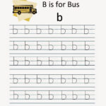 Kindergarten Worksheets: Alphabet Tracing Worksheets   B For Alphabet B Tracing