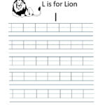 Kindergarten Worksheets: Alphabet Tracing Worksheets   L With Letter L Worksheets Tracing
