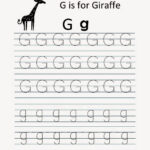 Kindergarten Worksheets: Printable Tracing Worksheet With Regard To Alphabet G Tracing Worksheets